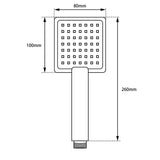 Aquaperla Square ABS Handheld Shower Spray Head - JAK Appliances