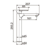 Aquaperla VOG Series Tall Basin Mixer