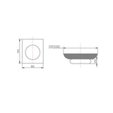 Aquaperla AU Series Soap Dish - JAK Appliances