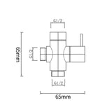 Aquaperla Bathroom Toilet Bidet Spray Diverter Only - JAK Appliances