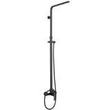 Aquaperla Square Bottom Water Inlet Shower Rail Only - JAK Appliances