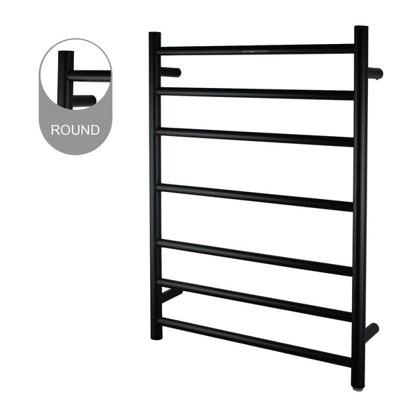 Aquaperla Round Electric Heated Towel Rack 7 Bars - JAK Appliances