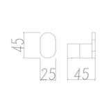 Aquaperla Rushy Series Robe Hook - JAK Appliances