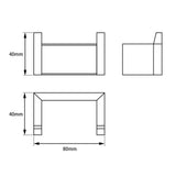 Aquaperla Sera Series Robe Hook - JAK Appliances