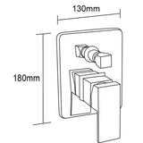 Aquaperla Blaze Series Shower/Bath Wall Mixer with Diverter - JAK Appliances