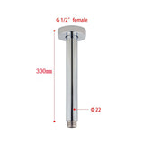 Aquaperla Round Ceiling Shower Arm 300mm - JAK Appliances